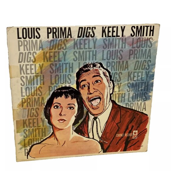 Louis Prima & Keely Smith Louis Prima Digs Keely Smith (Vinyl, 1960) Coronet CX - Picture 1 of 12